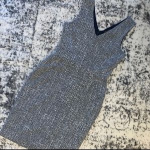 Banana Republic Tweed V-neck Dress